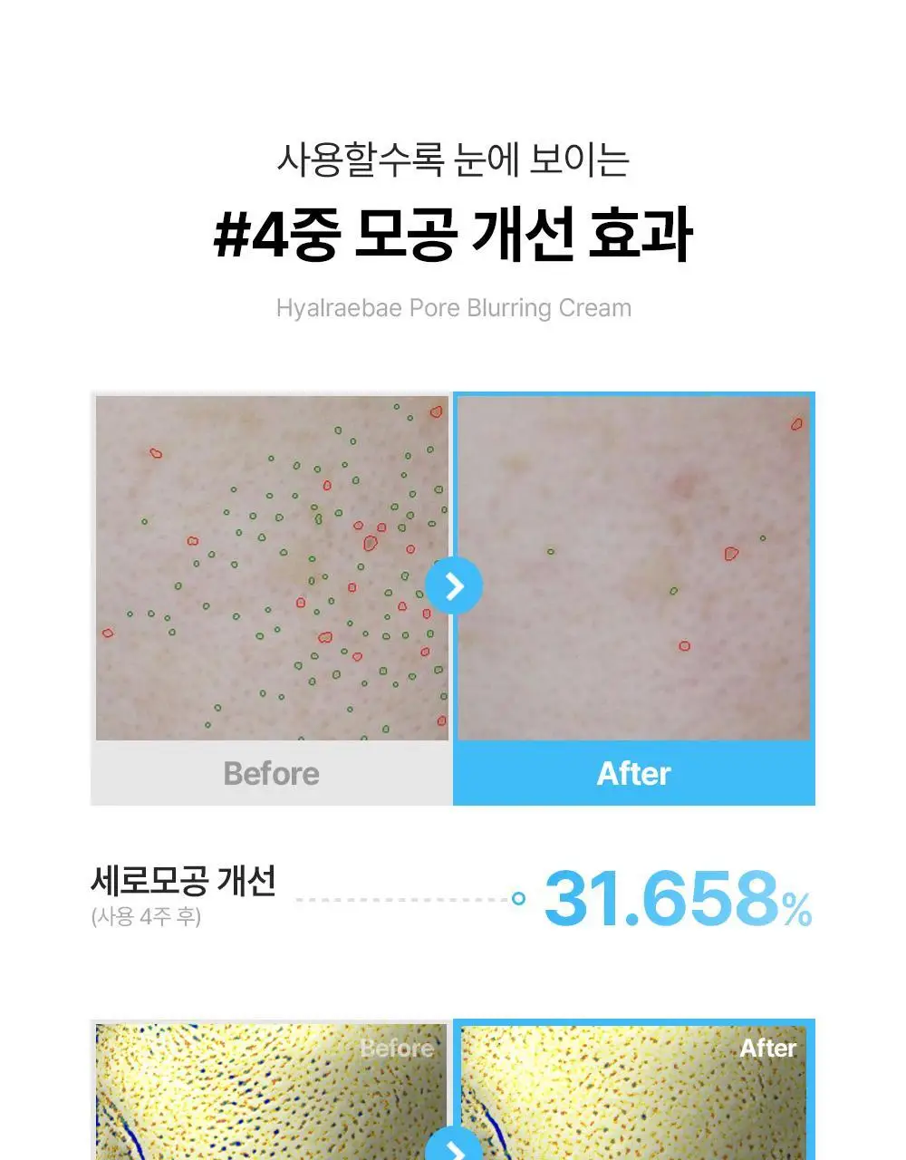 [수부지 화잘먹 크림] 믹순 히알레배 포어 블러링 크림 50ml 상세페이지 17